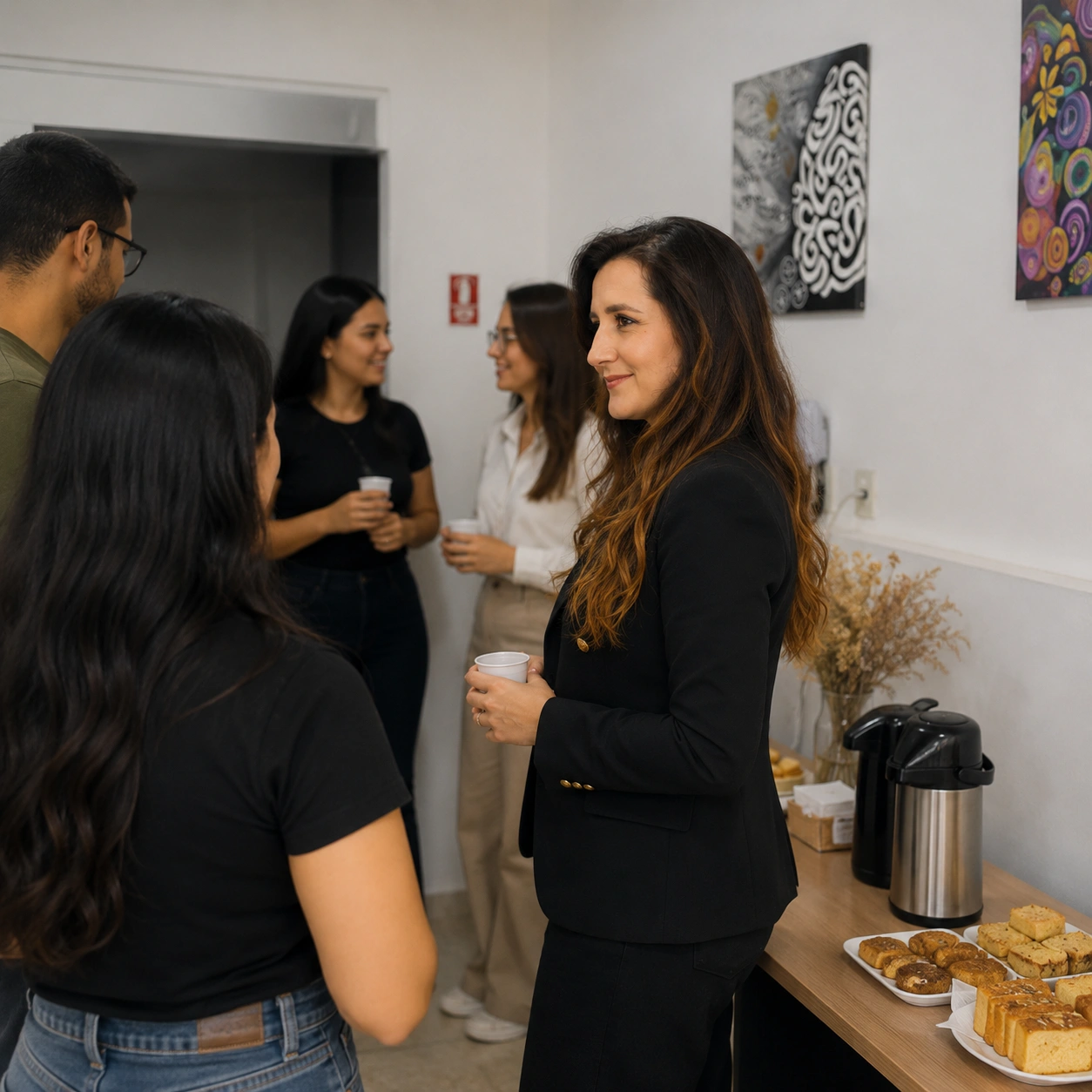 Coffee Break e networking dos participantes